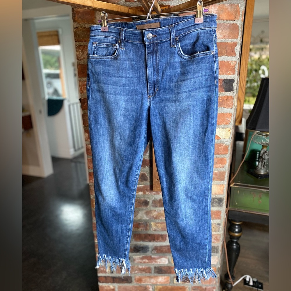 Joe’s The Charlie High Rise Skinny Ankle Frayed